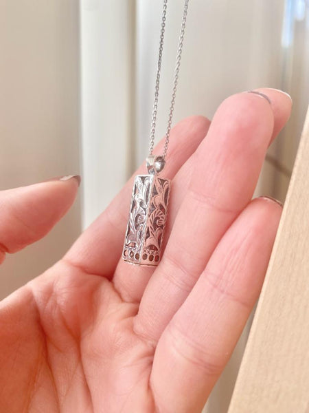 Silver Locket Celtic Square Silver Locket Kashvi Luck 99% Pure