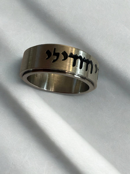I Am My Beloved's and My Beloved is Mine Spinner Ring/ #BLVDS