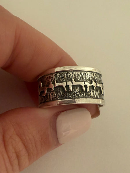 I Am My Beloved’s Band in Sterling Silver /ABLVD