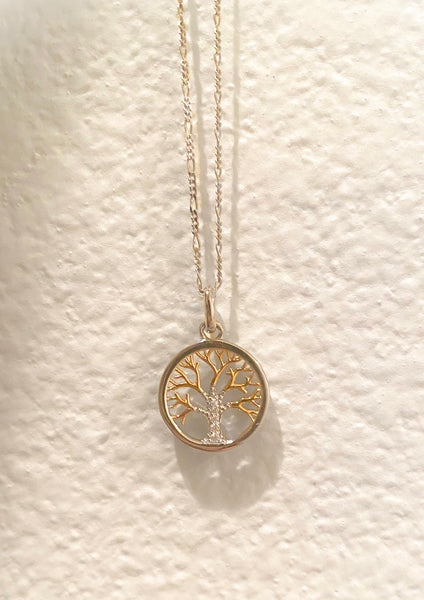 Tree of Life Two-Toned Pendant / #TL15