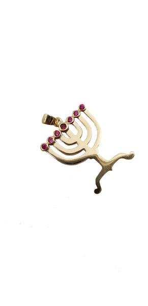 Solid Gold Menorah / #MN763