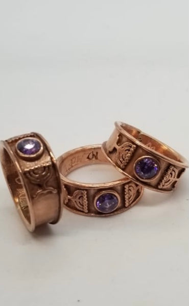The Menorah Ring (Copper) /MENR13