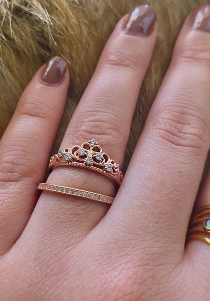 Rose Gold Esther Ring - #RER6